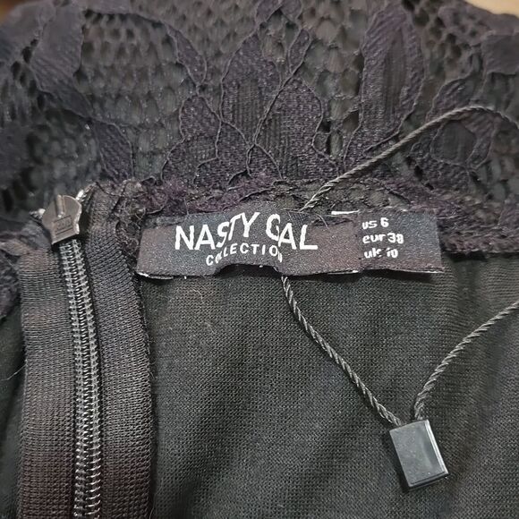 NASTY GAL.. black mini dress.. Lace.. - Picture 13 of 13